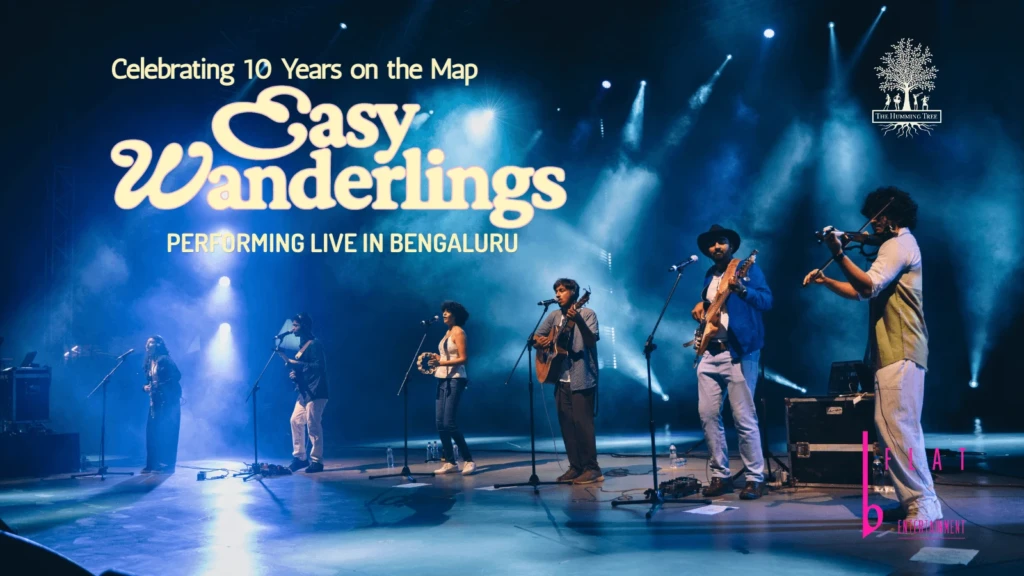 Poster for "Easy Wanderlings Live" show's Bengaluru leg