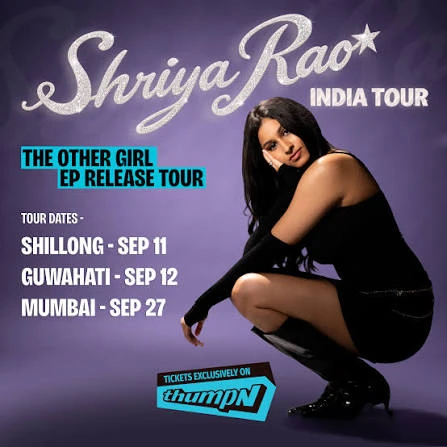 Poster for Shriya Rao's "The Other Girl EP Release Tour"